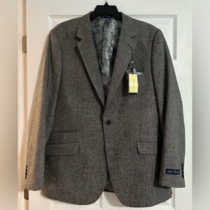 NWT Alan Flusser grey sports jacket Size 44L
